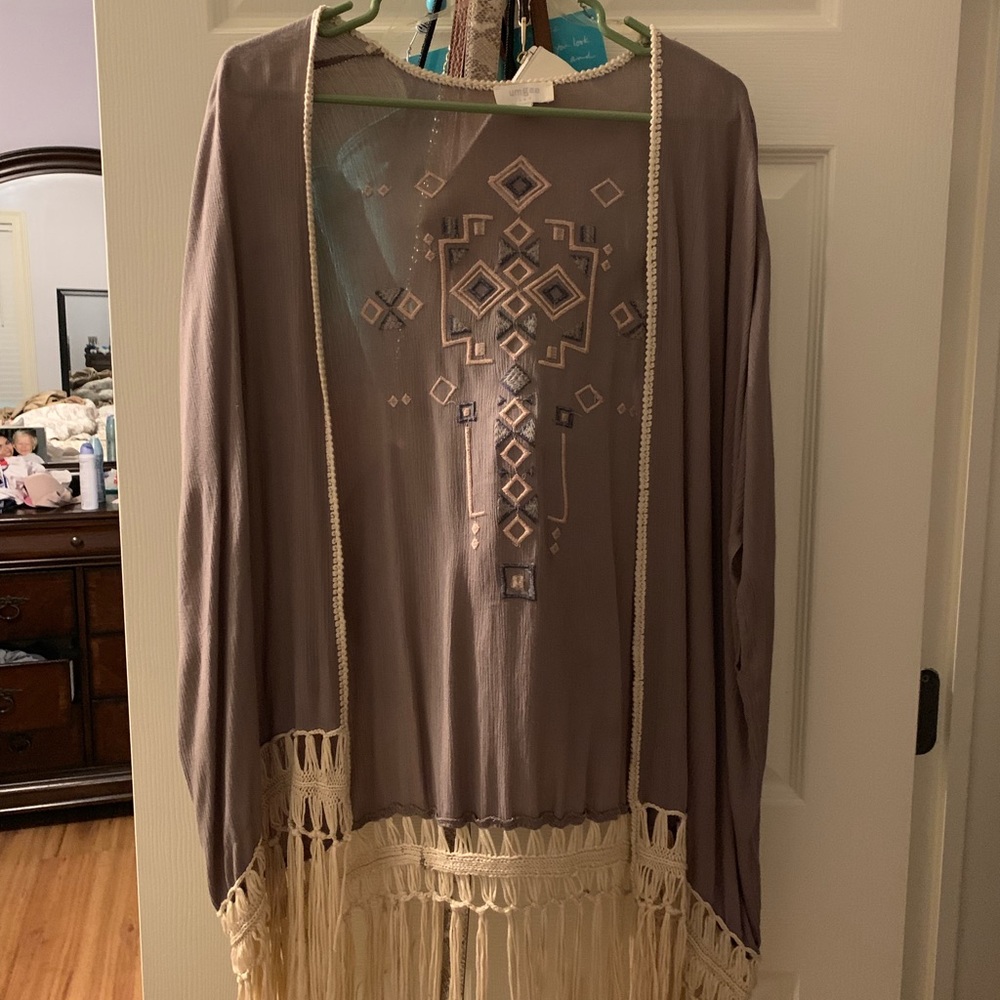Charcoal kimono
